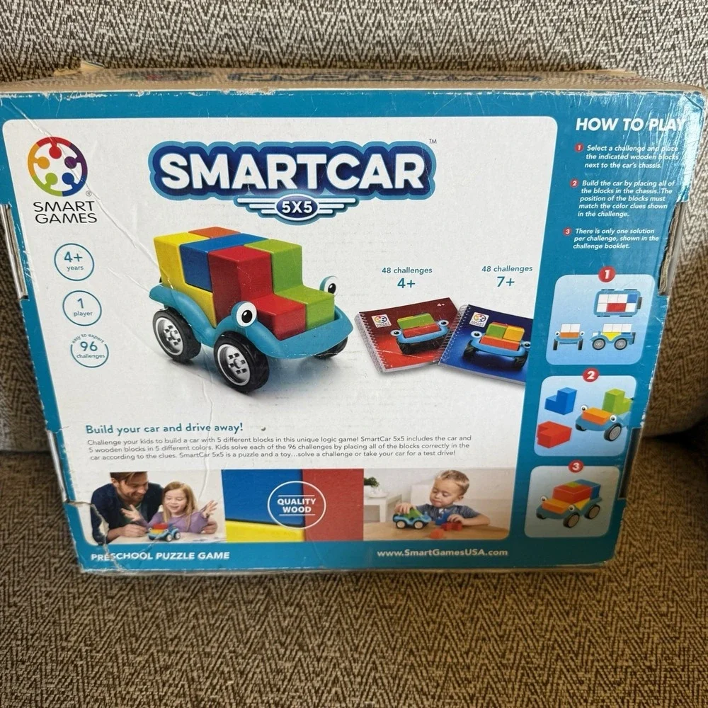 Smartcar Smart Games Ages 4+ 1 player logic, stem,‎ preschool toddler SmartGames